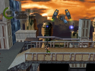 C: The Contra Adventure background