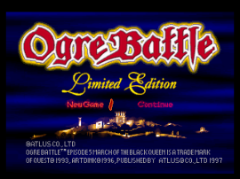 Ogre Battle - Limited Edition background