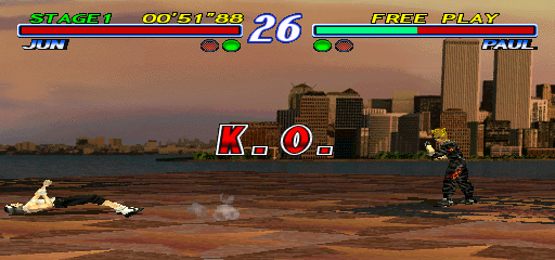 Tekken 2 background