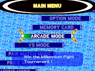 Capcom vs. SNK: Millennium Fight 2000 Pro (Europe) background